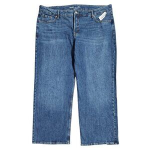 Old Navy NWT Oona Medium Wash Mid Rise Wide Leg Jeans Capsule Classic